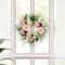 26" Artificial Hydrangea & Dahlia Floral Spring Wreath